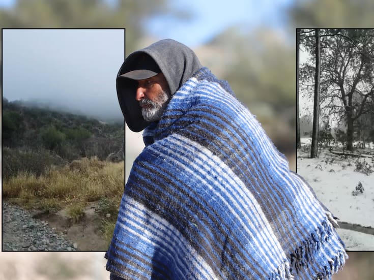 Tercera tormenta invernal provoca neblina en el norte de Hermosillo y hasta 2 cm de nieve en Yécora