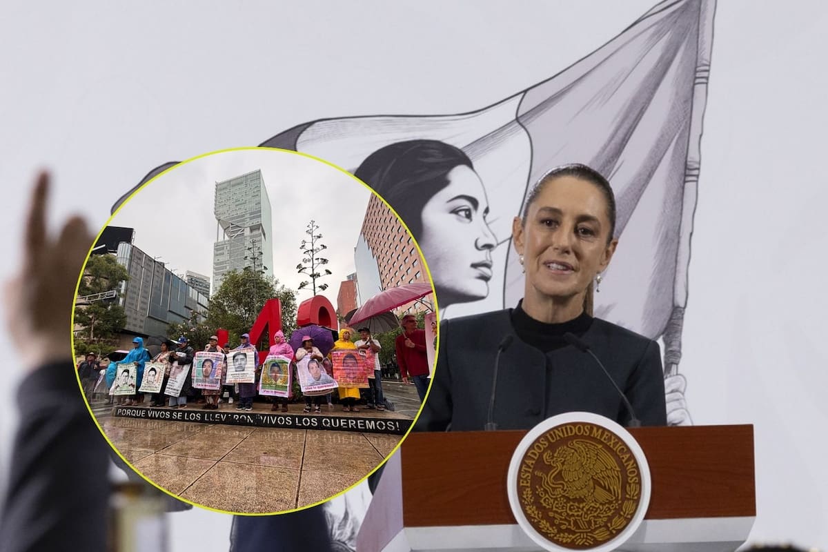 Sheinbaum refrenda compromiso de “verdad y justicia” en caso Ayotzinapa