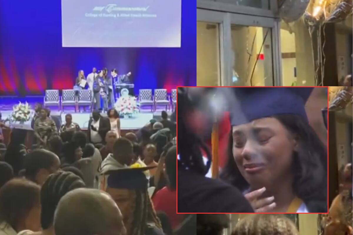VIDEO: Universidad de Howard cancela graduación tras pedradas y golpeteo de puertas de padres enfurecidos por no permitirles la entrada