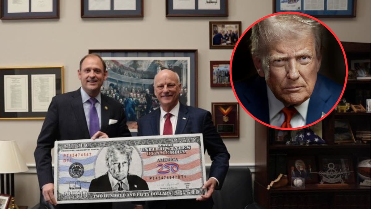 Gobierno de Estados Unidos presiona al Departamento del Tesoro para emitir billetes de 250 dólares con la cara de Donald Trump y desata debate legal en el país