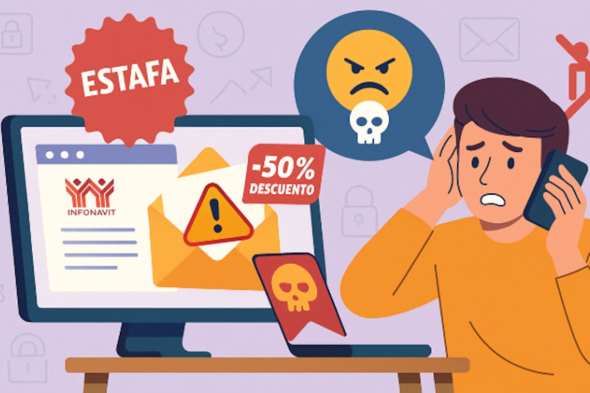 Estafadores ofrecen “descuentos” falsos para liquidar tu deuda con Infonavit: advierten sobre correos fraudulentos