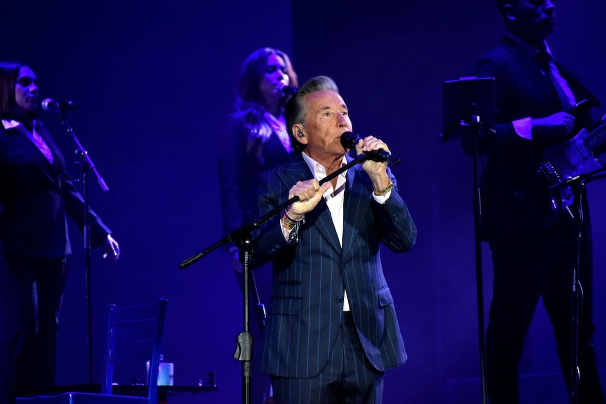 El cantautor venezolano revivió su primera presentación en México durante su concierto en la Plaza Monumental del Playas de Tijuana. Foto: Ruth Odgers