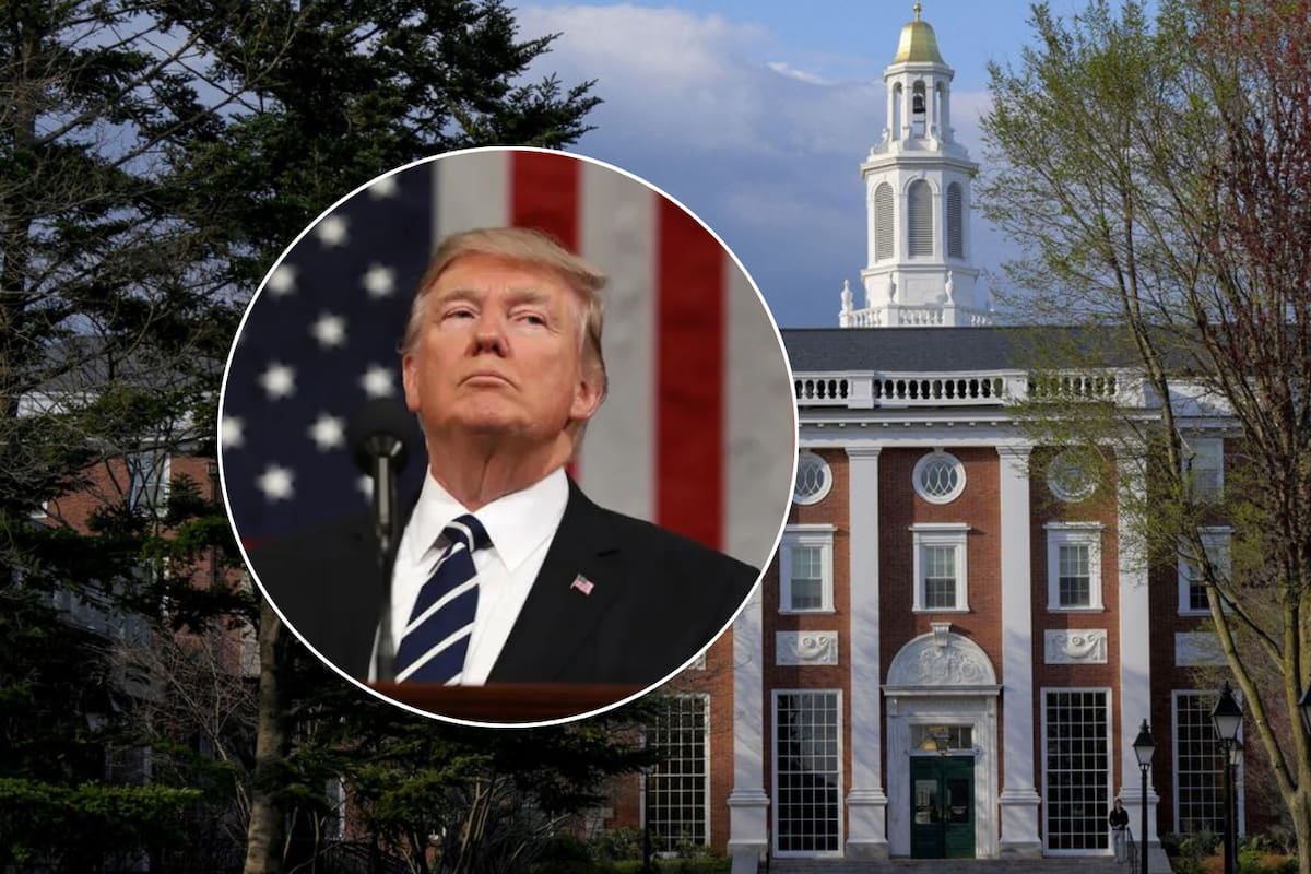 “Queremos los mejores estudiantes, no alborotadores”, Trump habla sobre las limitaciones a alumnos visados en Harvard