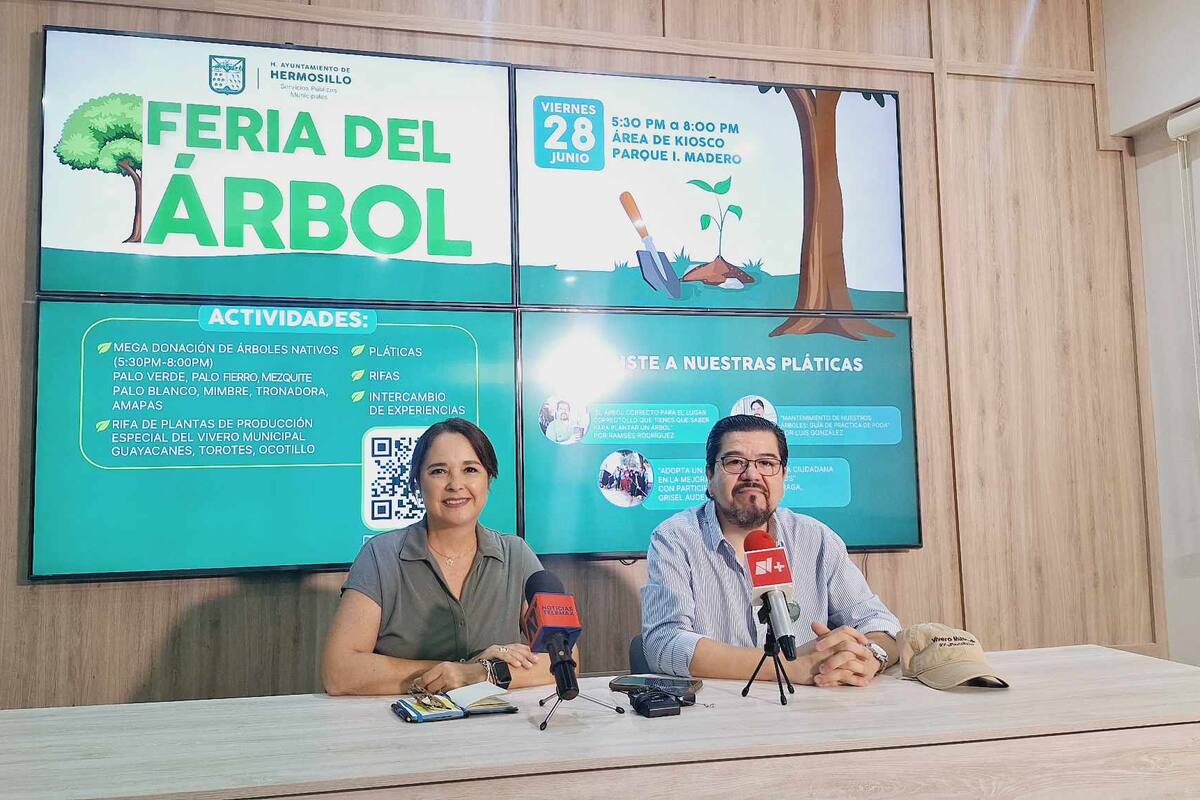 Día del Árbol: Realizarán donación de áboles en Hermosillo