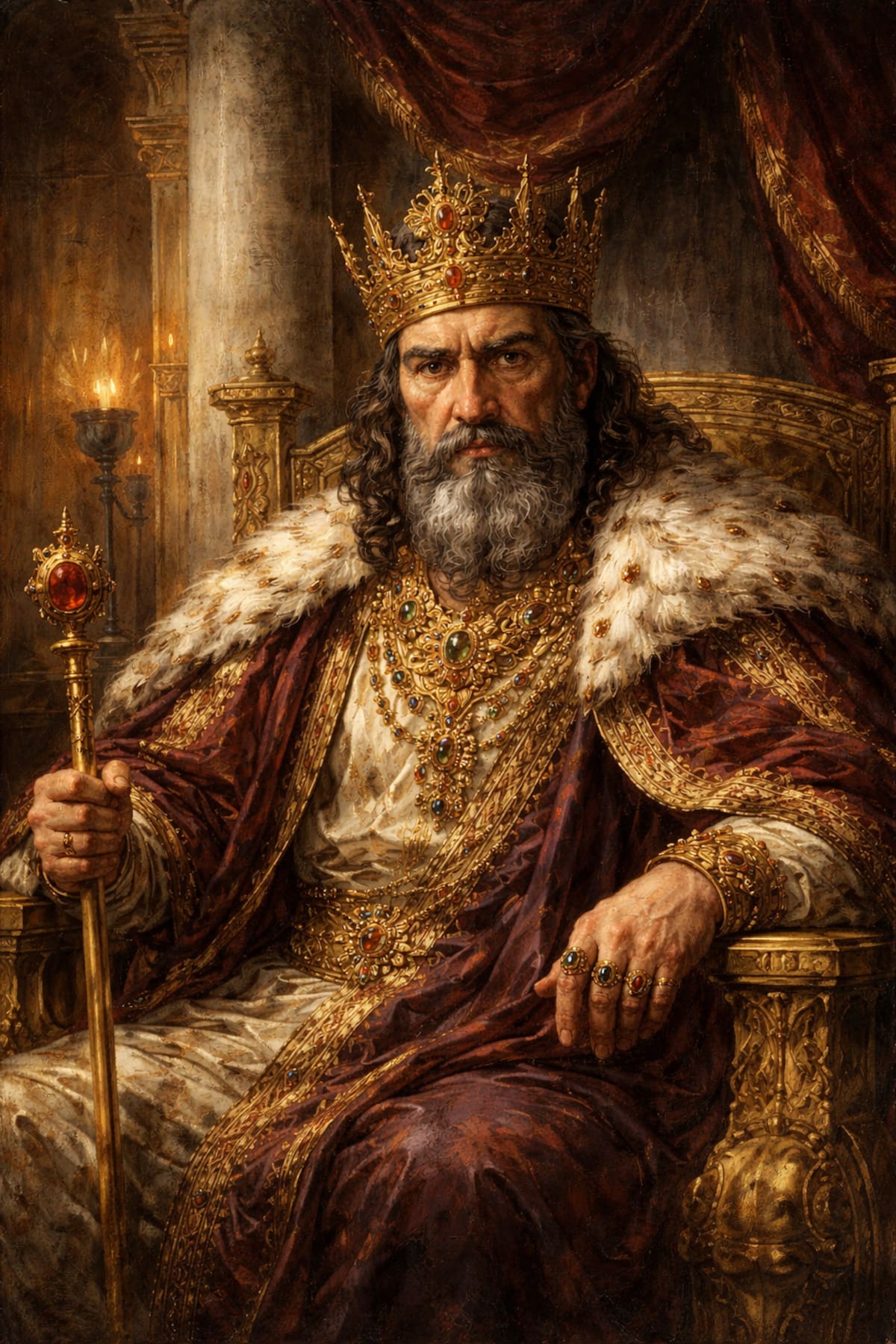 Rey Herodes en su trono. (Imagen ilustrativa).