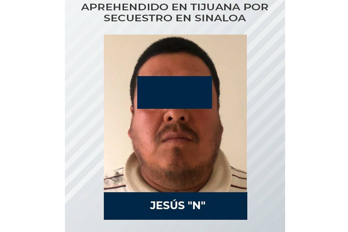 Capturan en Tijuana a hombre buscado por secuestro en Sinaloa