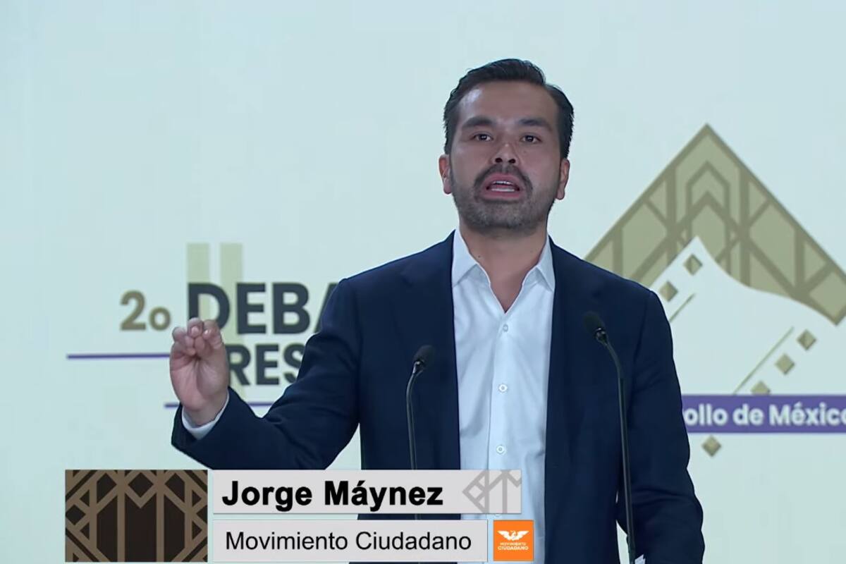 Propuestas de Jorge Máynez durante el Primer Bloque del 2do Debate Presidencial