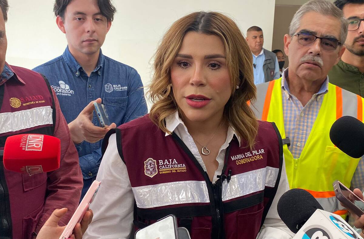 La gobernadora del Estado, Marina del Pilar Ávila Olmeda acudió a supervisar los avances del centro hospitalario.