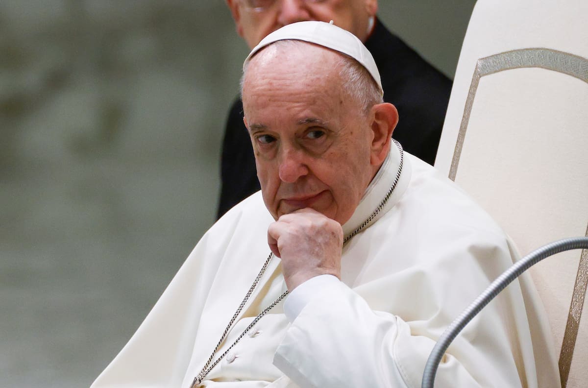 El Popa Francisco en audiencia general semanal, Ciudad del Vaticano, 10 noviembre 2021.
REUTERS/Guglielmo Mangiapane