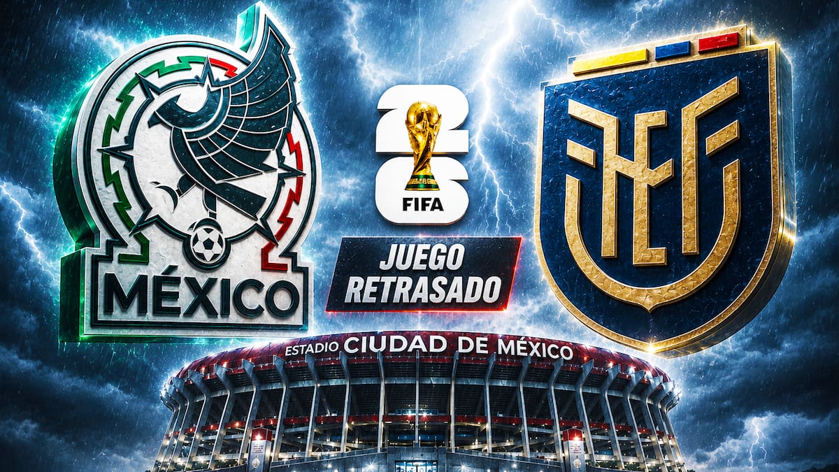 ¿A qué hora iniciará el juego México vs Ecuador tras el retraso por tormenta eléctrica en el Mundial 2026?