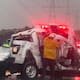 Un agente de la FESC sigue grave tras accidente contra tráiler en la carretera Tecate-Mexicali