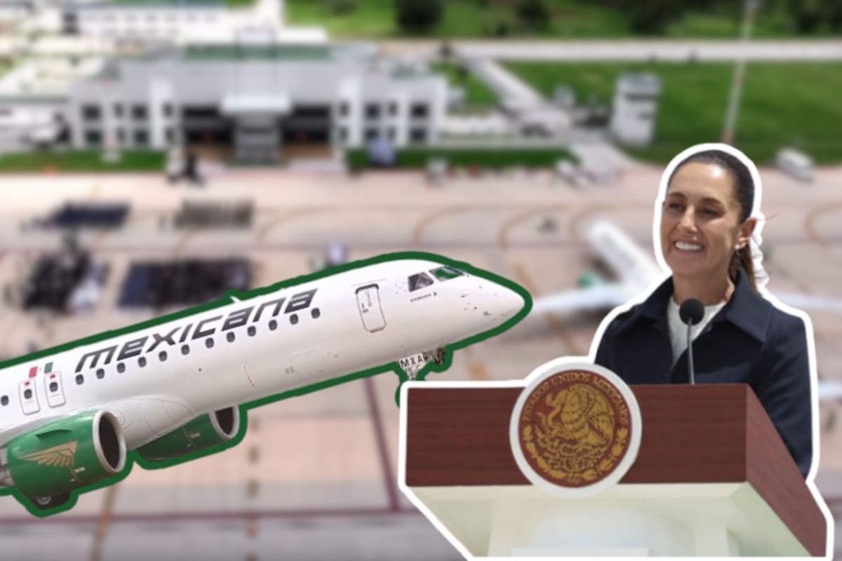 Claudia Sheinbaum recibe el primer Embraer de Mexicana: “volar ya no solo será para los ricos”