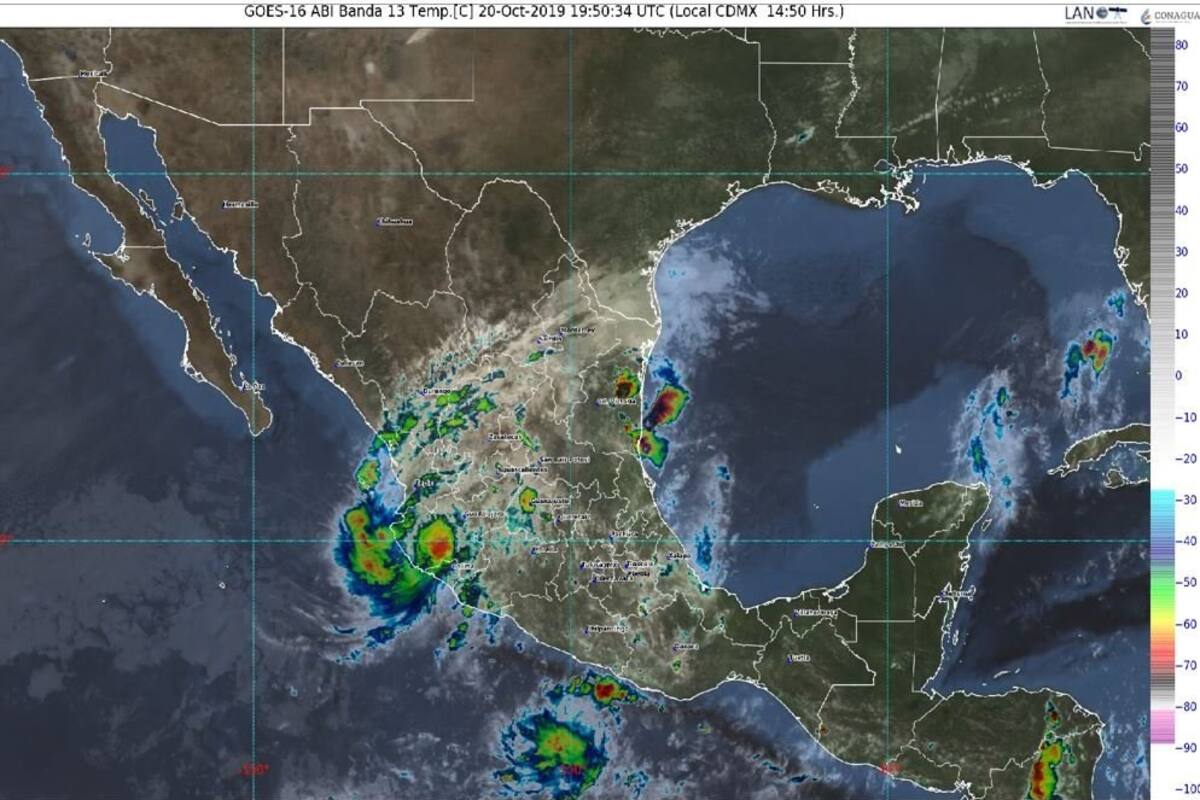 ALERTA: Tormenta tropical "Priscilla" amenaza a Manzanillo, Colima