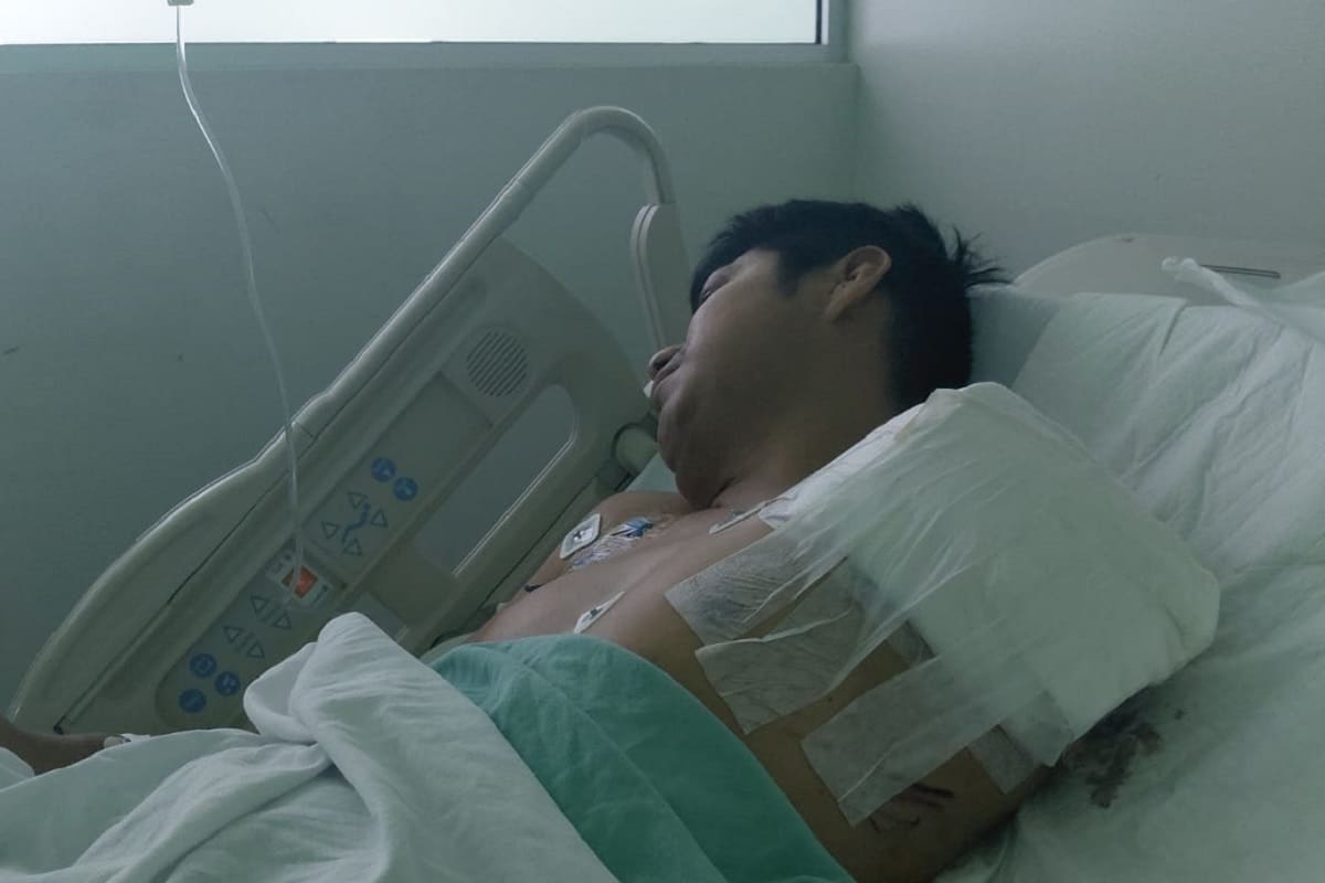 Familia pide apoyo para trabajador que perdió un brazo tras accidente en Tijuana