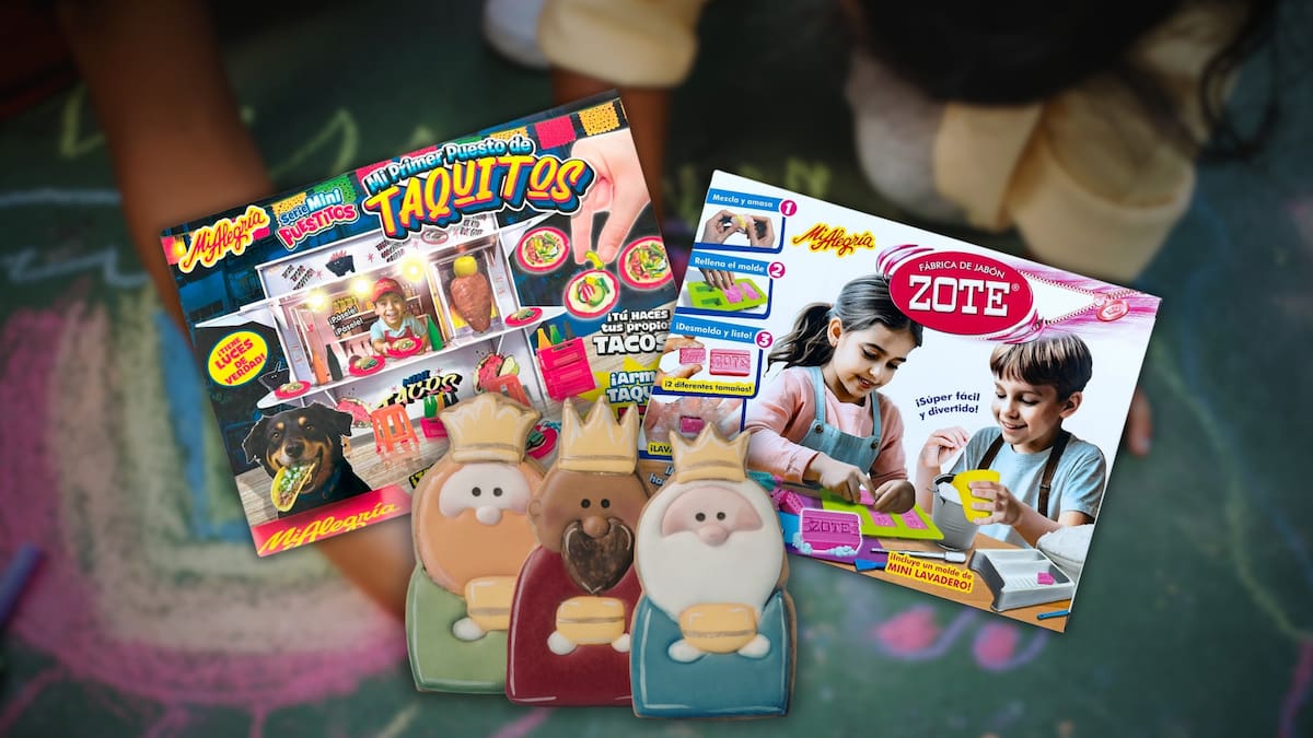 “Mi primer puesto de taquitos” y “Fábrica de jabón Zote”: Juguetes “inusuales” que te enseñan a hacer cosas y su precio para regalar este día de Reyes