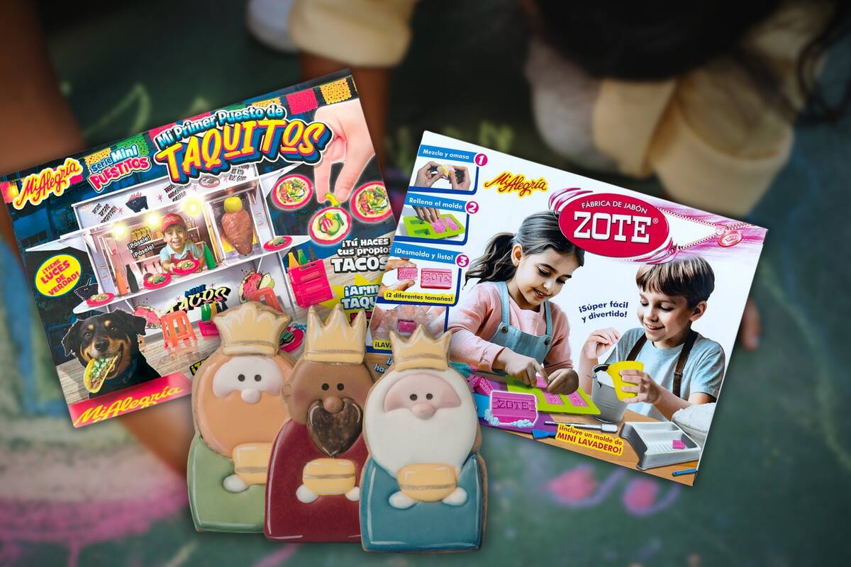 “Mi primer puesto de taquitos” y “Fábrica de jabón Zote”: Juguetes “inusuales” que te enseñan a hacer cosas y su precio para regalar este día de Reyes