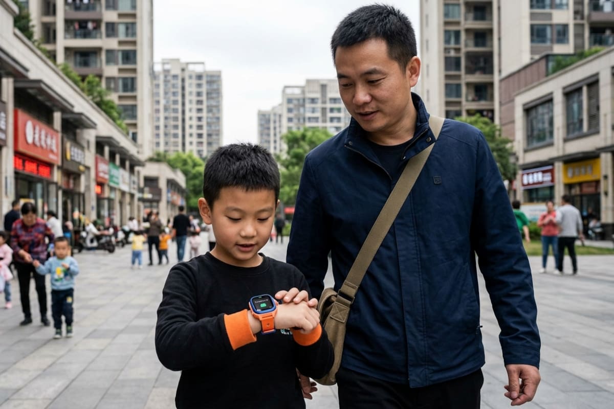 En China, muchos padres prefieren comprar a sus hijos un smartwatch en lugar de un celular porque pueden localizarlos, llamarlos y limitar su acceso a aplicaciones mientras los niños encuentran en estos relojes una red social propia