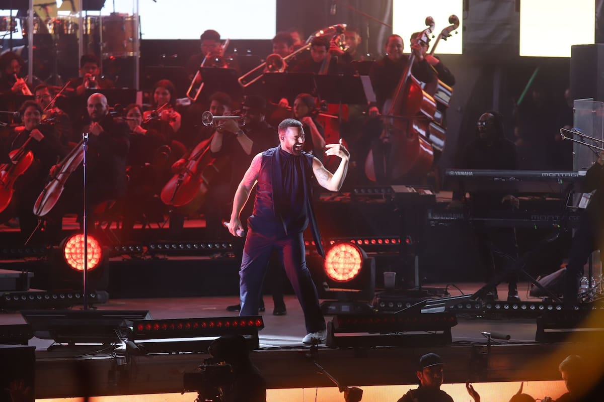 El clímax del concierto fue cuando el boricua interpretó “Livin la vida loca”, el éxito que lo posicionó como un artista internacional en 1999.