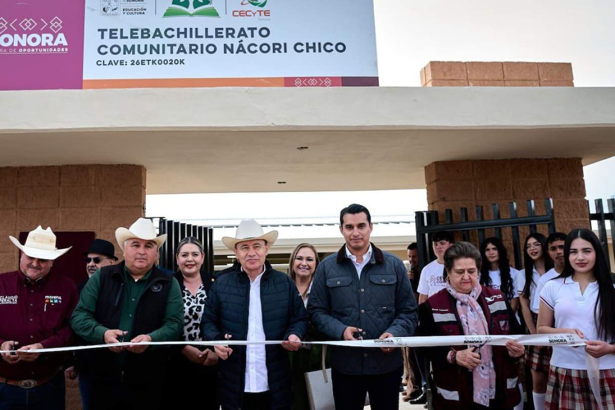 Amplían oferta educativa en la Sierra con nuevo Telebachillerato en Nácori Chico