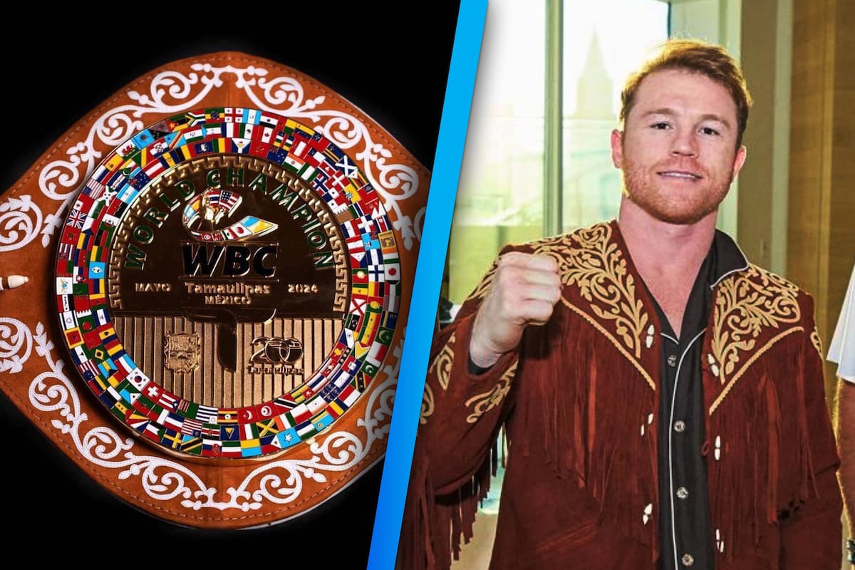¡De lujo! Estado de Tamaulipas financió el nuevo cinturón del ‘Canelo’ Álvarez