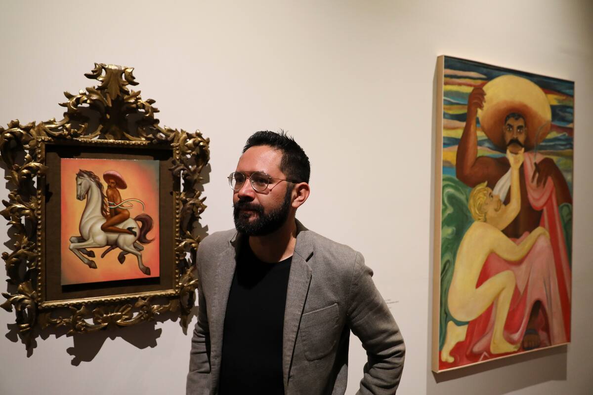 Familiares de Zapata visitan exposición con pintura polémica