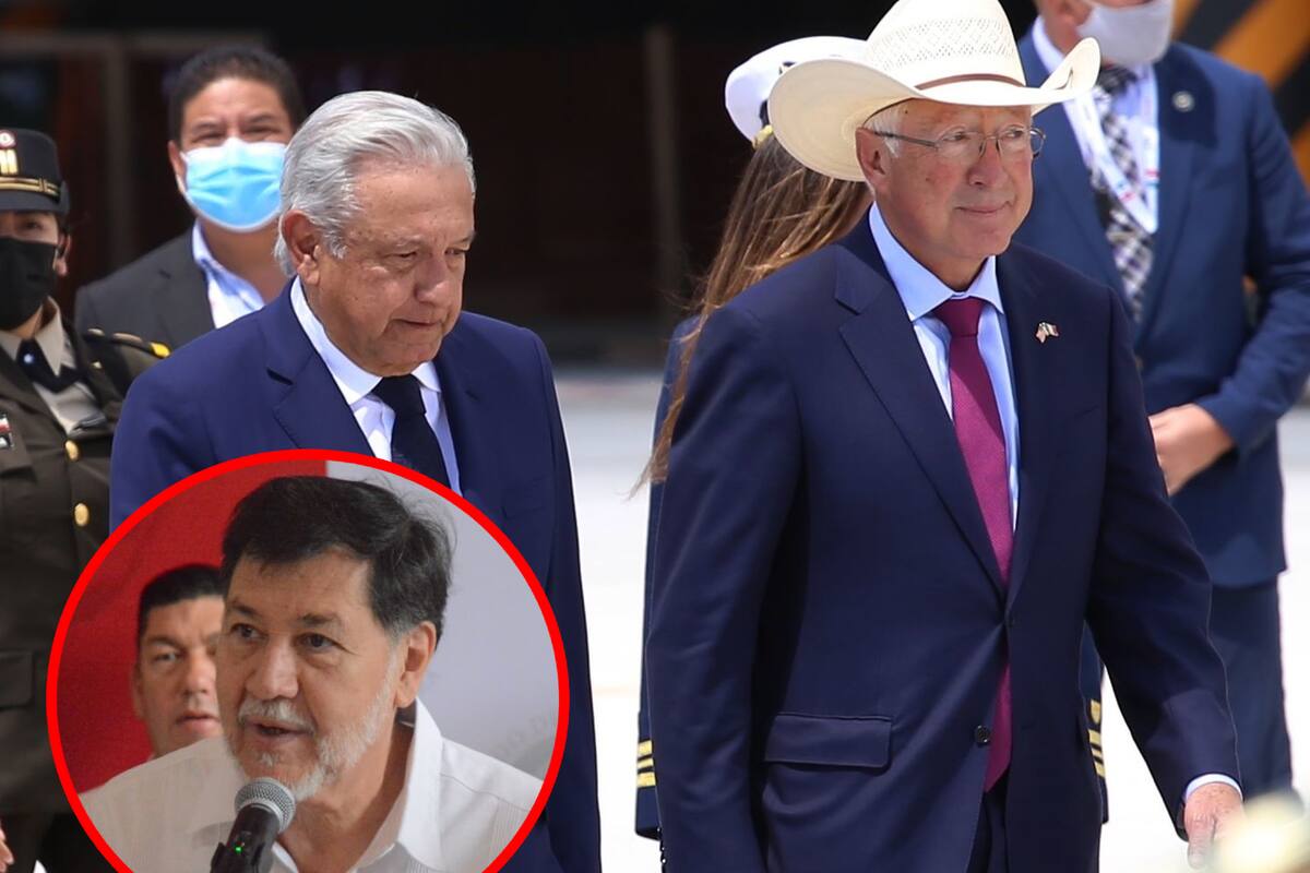 EU respalda a Ken Salazar, mientras Noroña lo critica y lo compara con la “La Chimoltrufia”