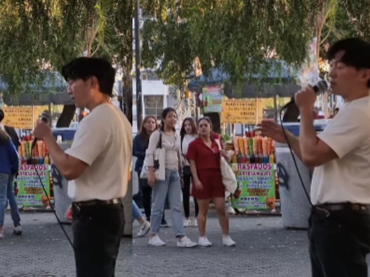 Joven coreano causa sensación al cantar en público un tema emblemático de José José