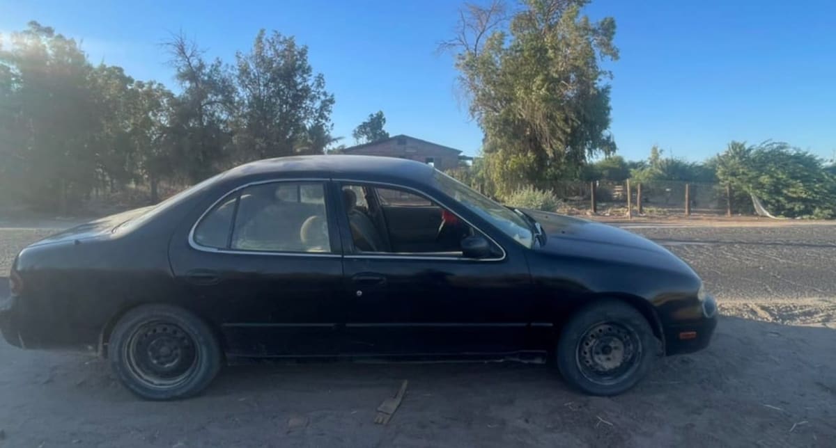 Héctor Noé "N", de 20 años, e Isaí Josafath "N", de 25, viajaban en un Nissan Altima modelo 1997 con reporte de robo.│Foto: Cortesía DSPM