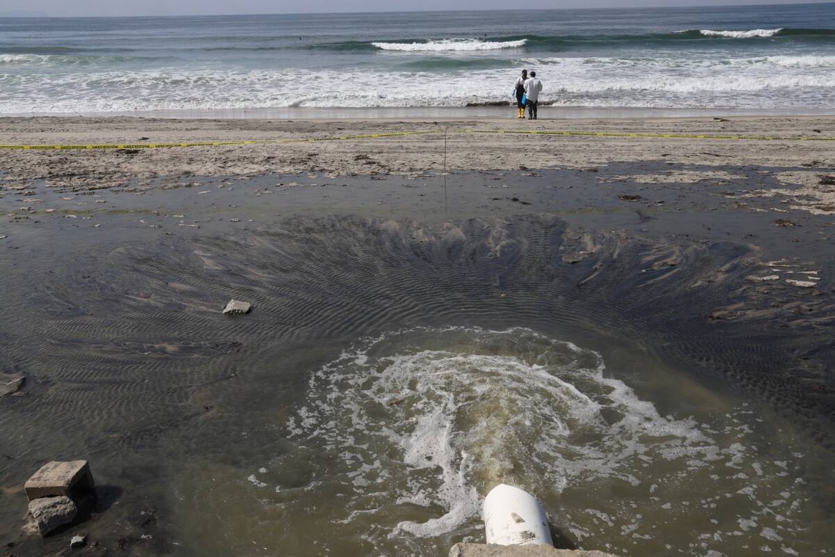 Registra Cespt otro derrame de aguas negras en Playas de Tijuana
