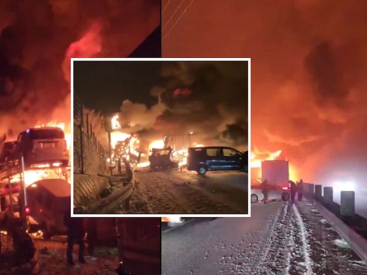 Más de 50 vehículos involucrados en choque múltiple por nieve en autopista japonesa deja un saldo de una persona sin vida y 26 heridos