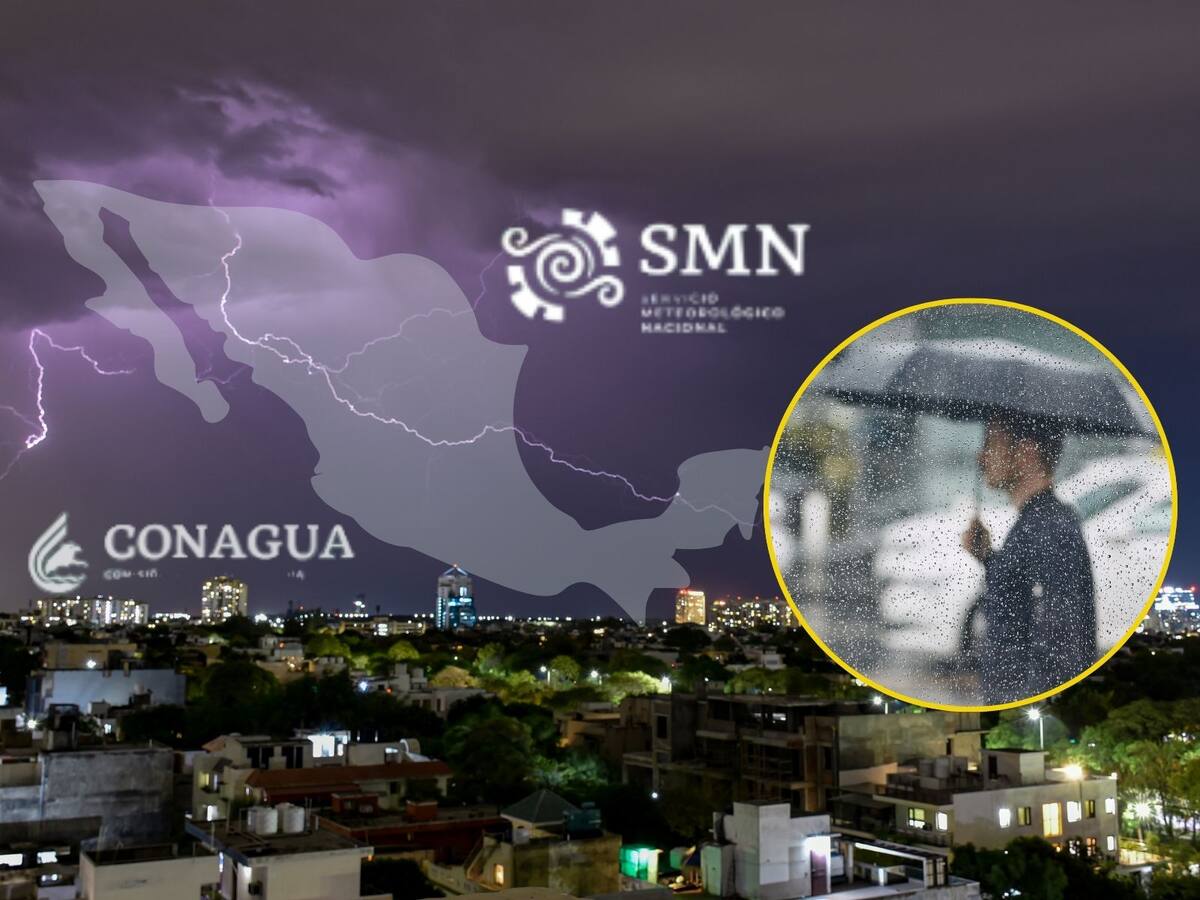 México tendrá lluvias intensas y temperaturas extremas este lunes 25 de agosto. | Crédito: Canva