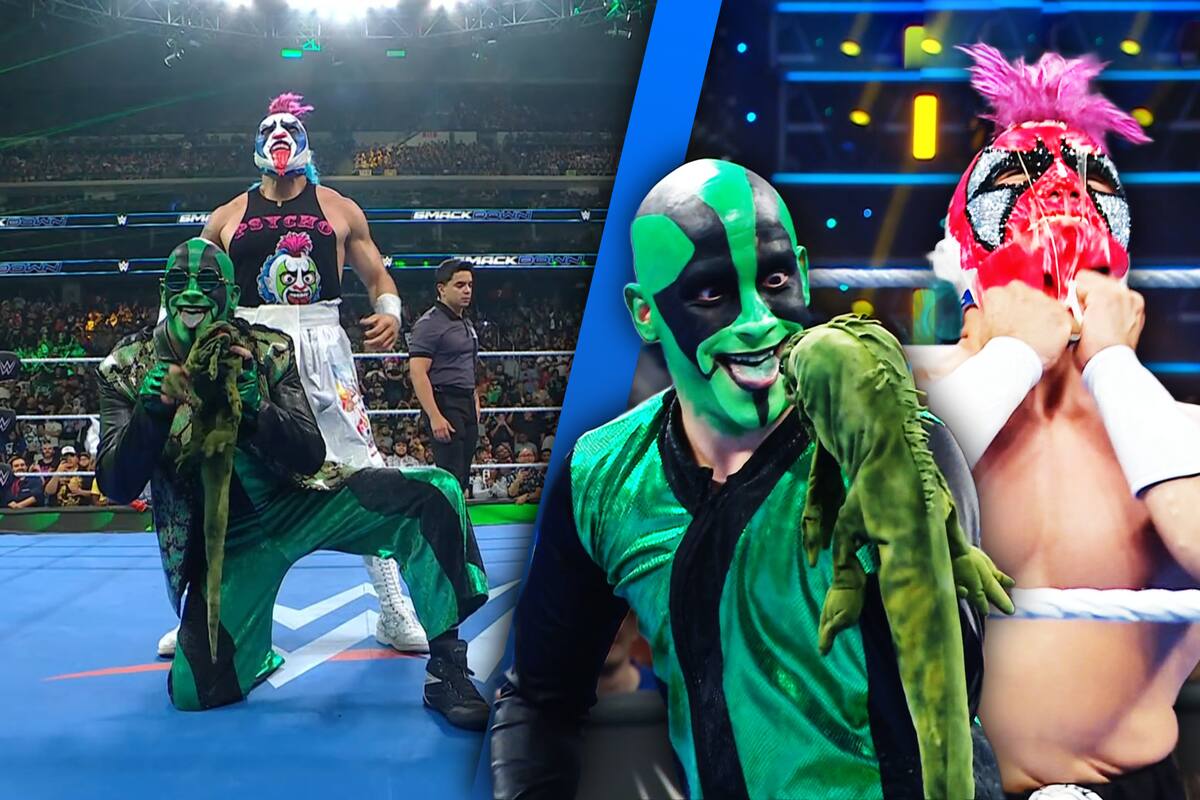 Mr. Iguana y Psycho Clown hacen su debut en la WWE contra Los Garza