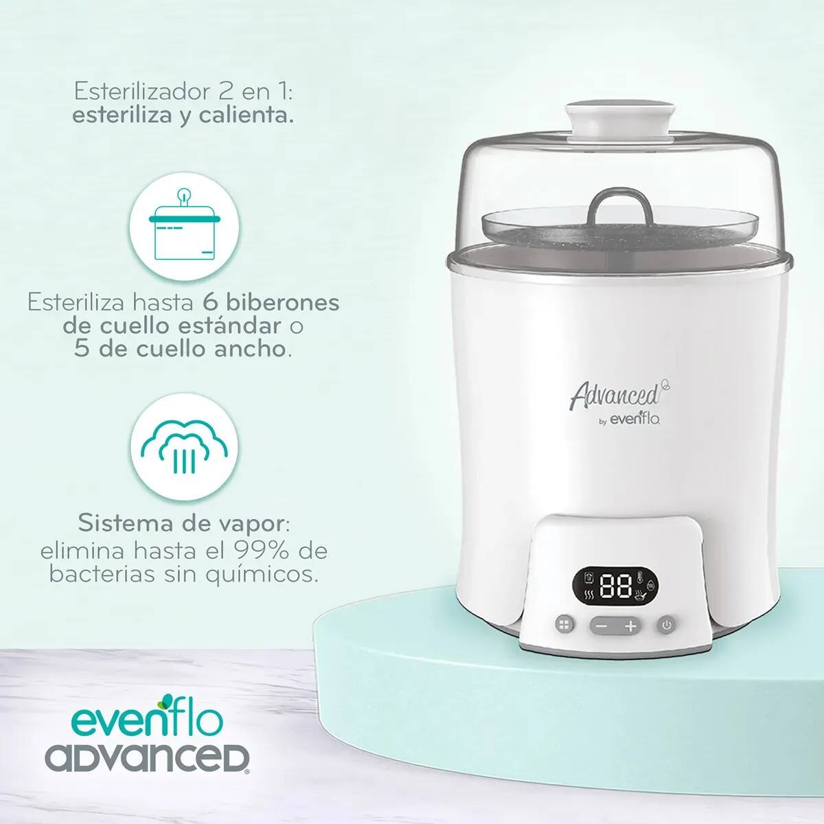 Esterilizador eléctrico y calentador de mamilas | Mercado Libre