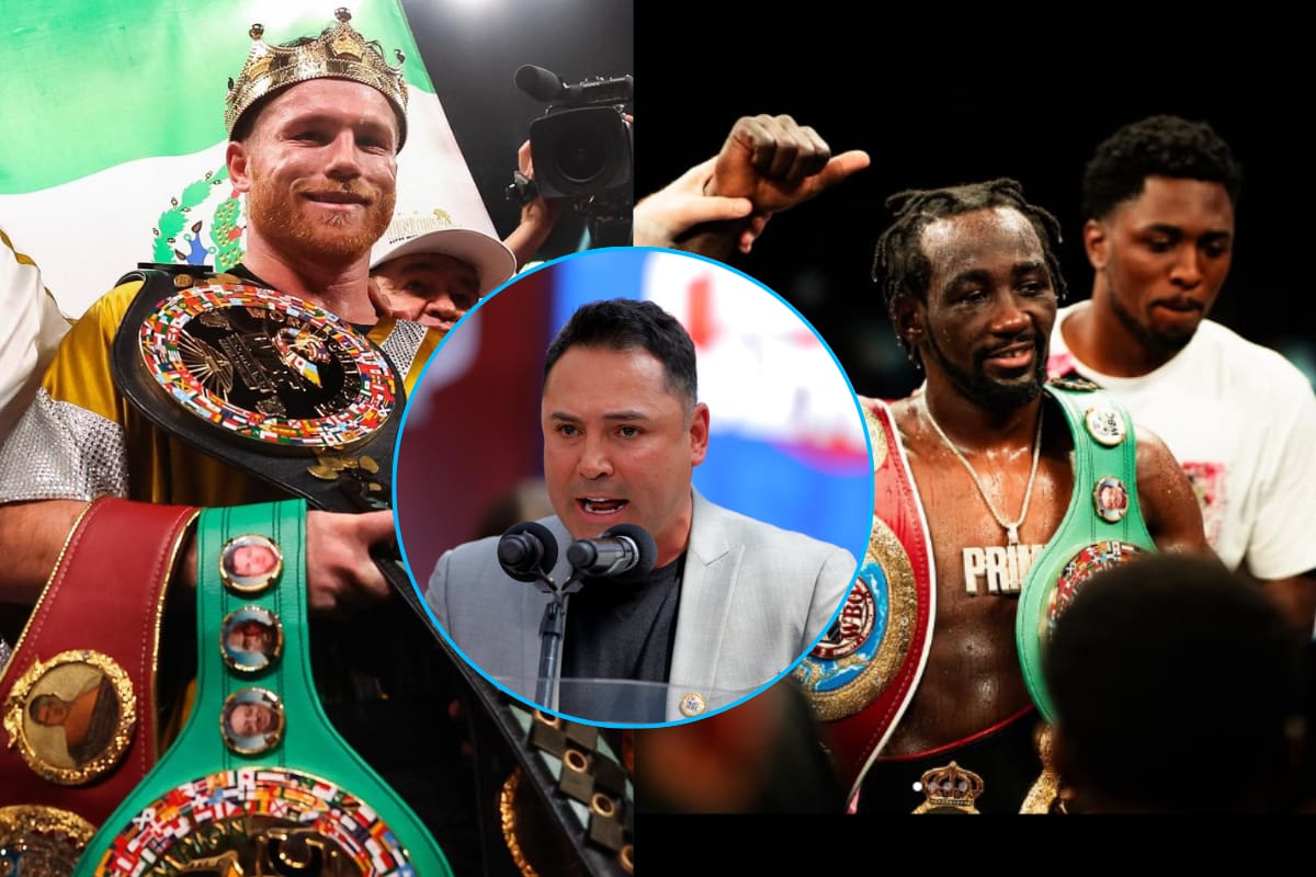 ¿Por qué Oscar de la Hoya cree que ‘Canelo’ Álvarez “demolerá” a Terence Crawford?