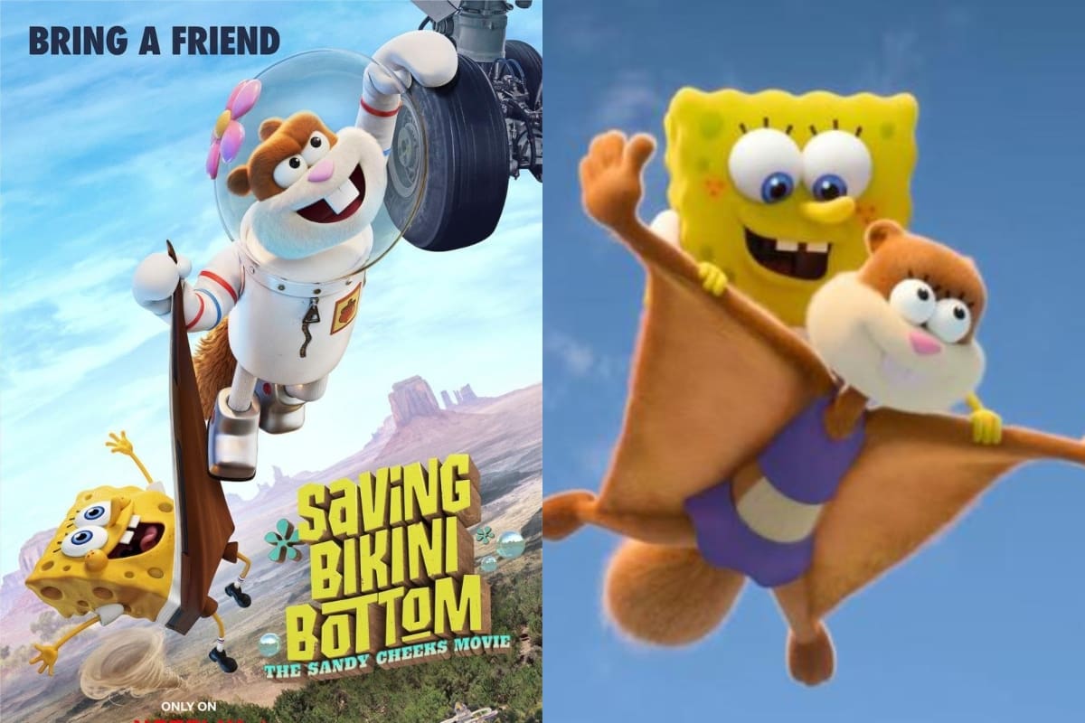 La nueva aventura de Arenita Mejillas y Bob Esponja recibe críticas desfavorables: reseña de Kristoff Raczynski