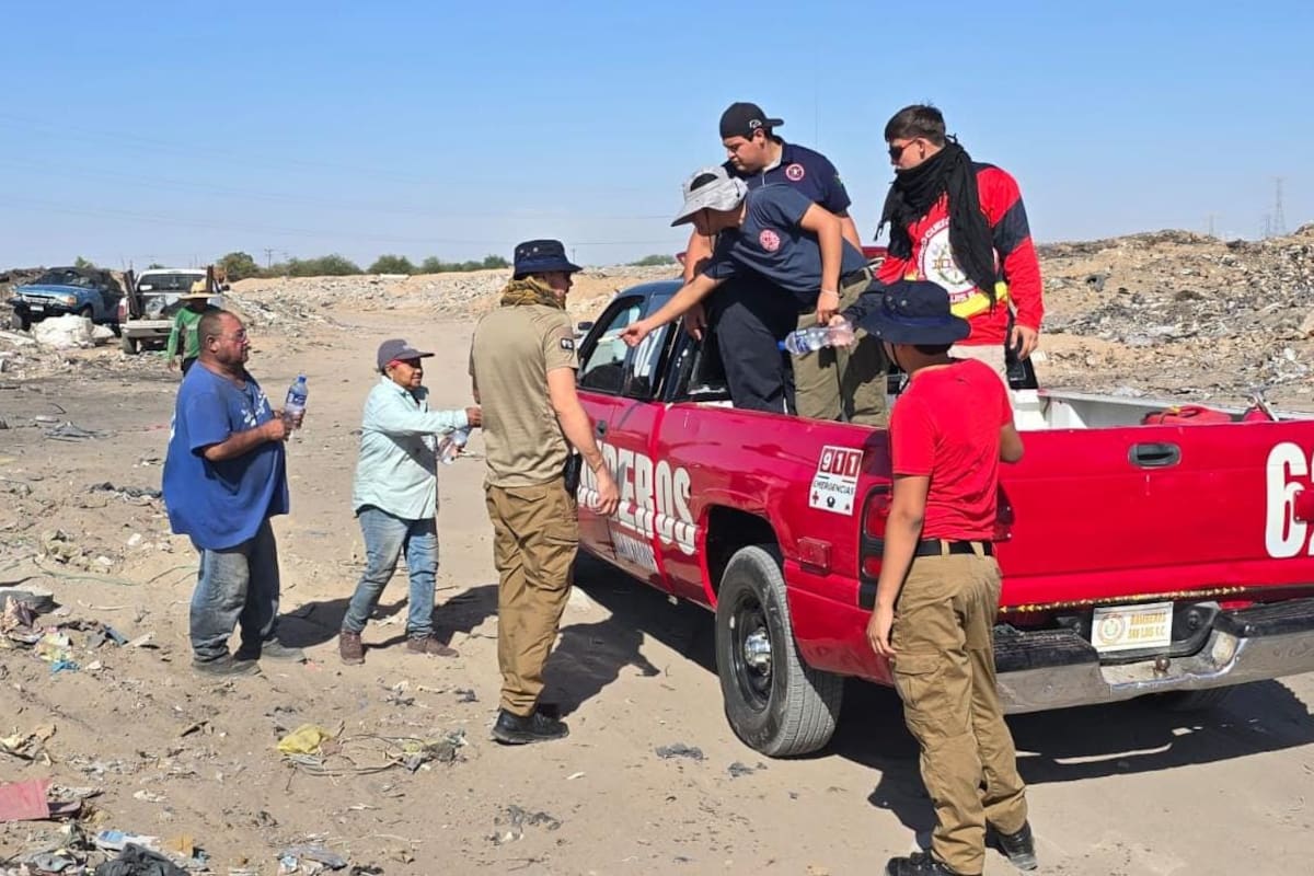 Llevan hidratación a zonas vulnerables ante ola de calor