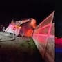 Incendio consume llantera al sur de Ciudad Obregón; deja cuantiosos daños materiales