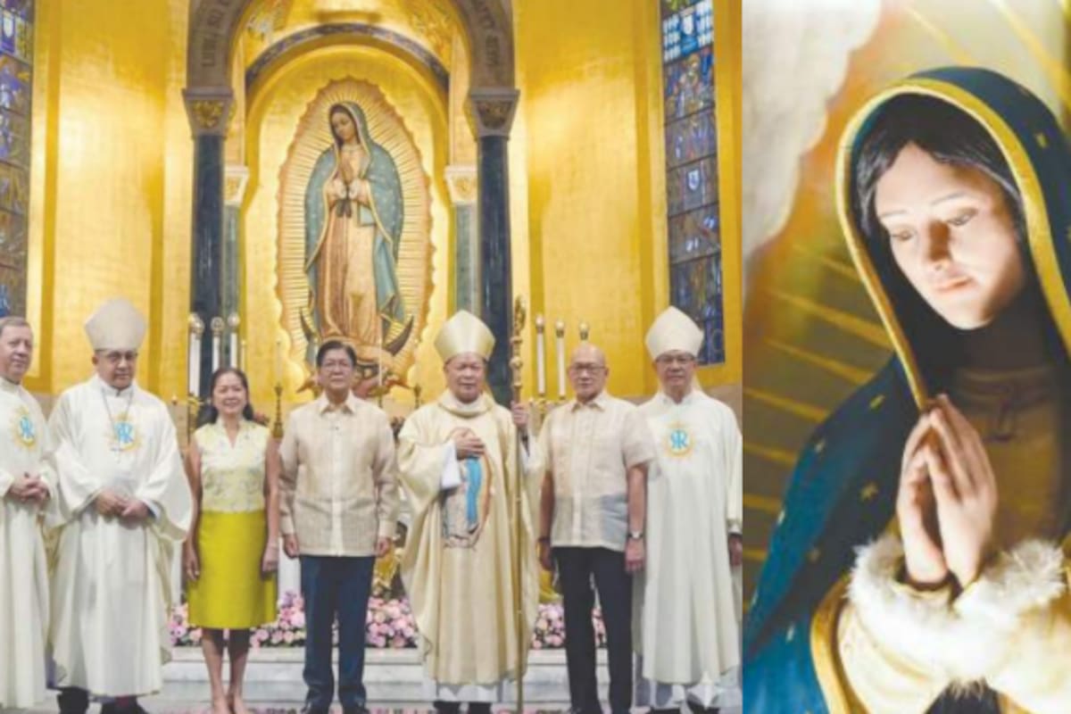 Presidente de Filipinas consagra su País a la Virgen de Guadalupe