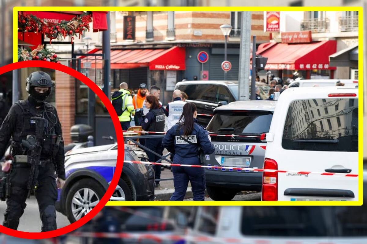Hombre armado retiene a cuatro personas en un restaurante cerca de París