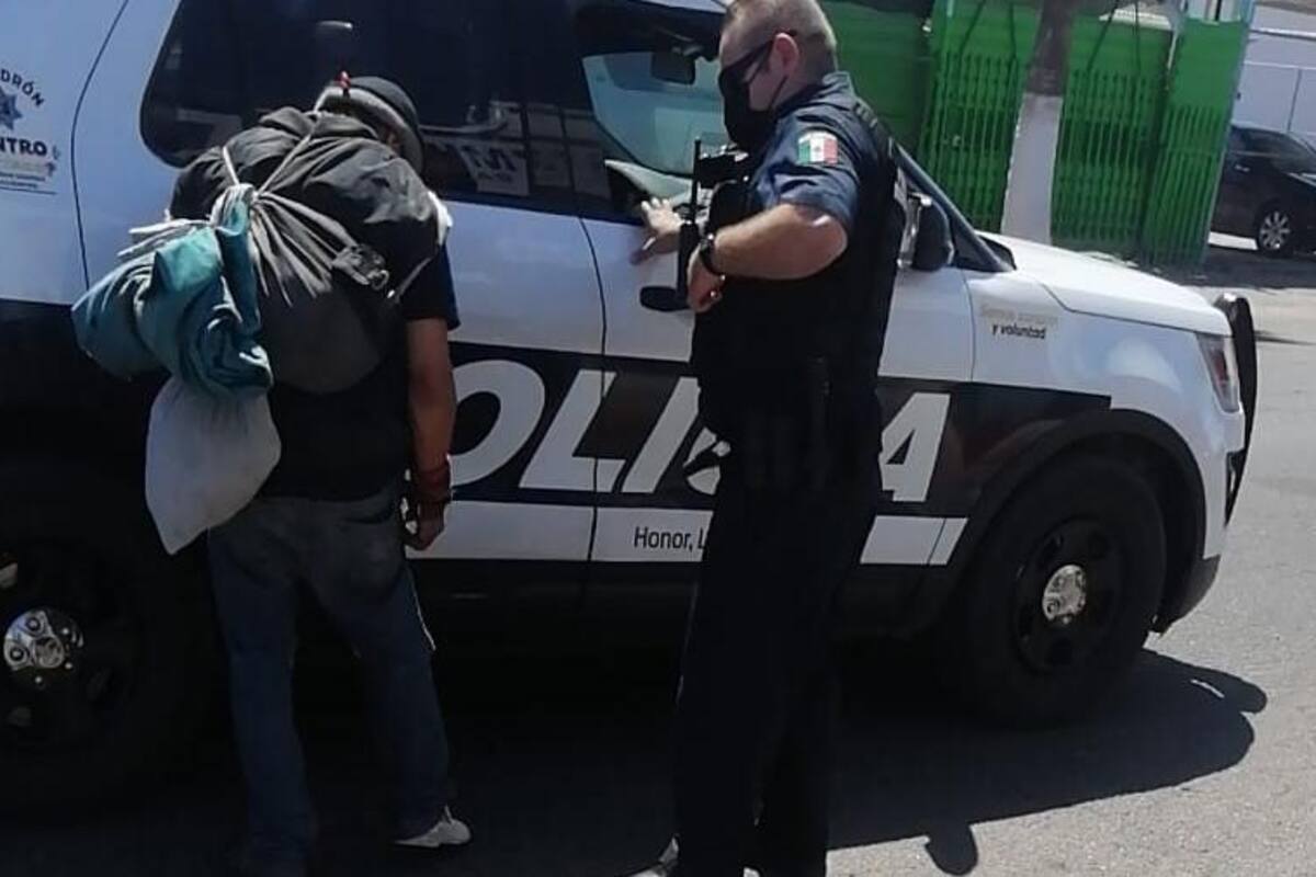 Detienen a sujeto por robar cerco metálico en la colonia Esperanza