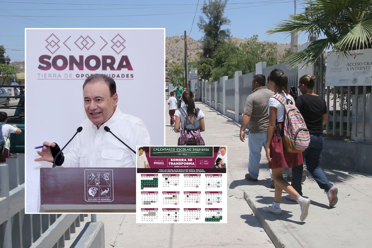 Sonora no modificará calendario escolar tras marcha atrás de SEP a vacaciones adelantadas