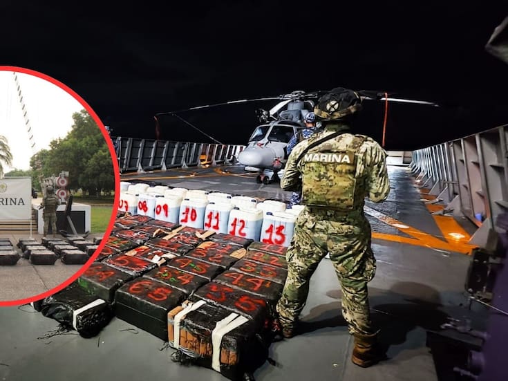 ¡Golpe al narcotráfico! Semar desmantela mega red con 8.3 toneladas de cocaína en el Pacífico