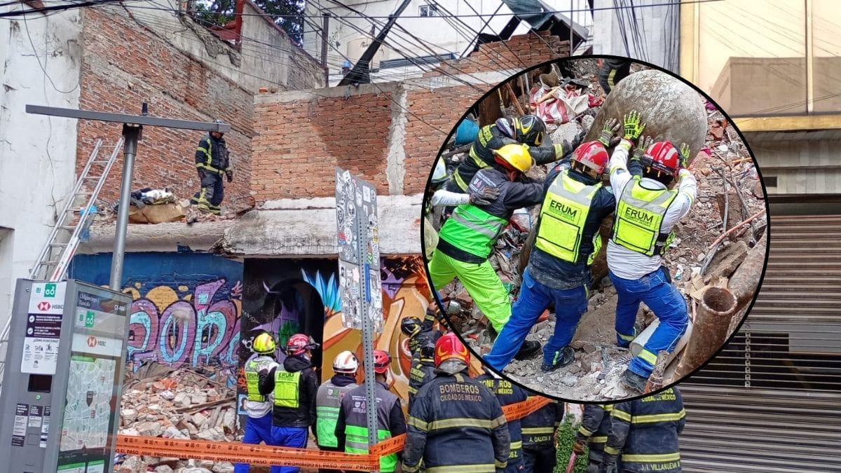 ¿Qué sucedió en la colonia Hipódromo de la CDMX? Un hombre perdió la vida y una mujer fue rescatada tras el derrumbe de una vivienda; accidente reaviva debate sobre falta de mantenimiento en edificaciones antiguas