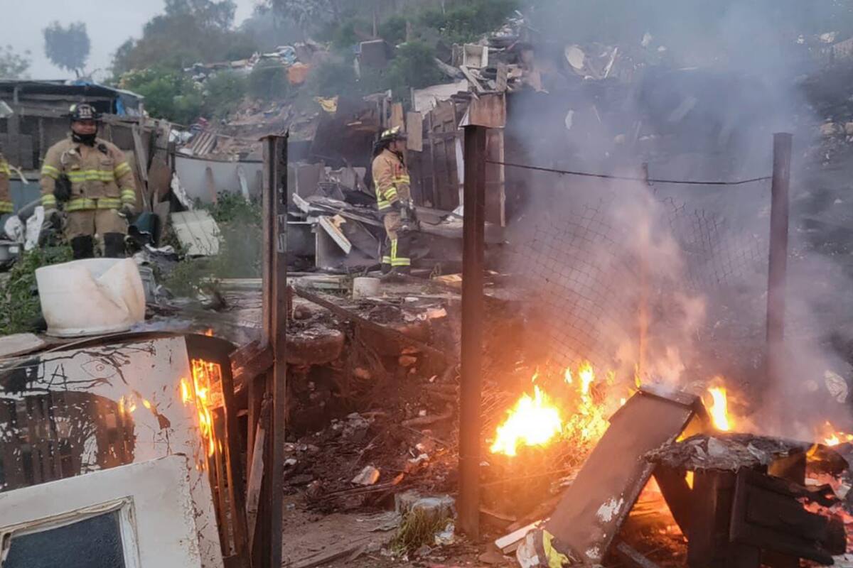 Bomberos Tijuana sofocan cuatro incendios en las últimas 24 horas