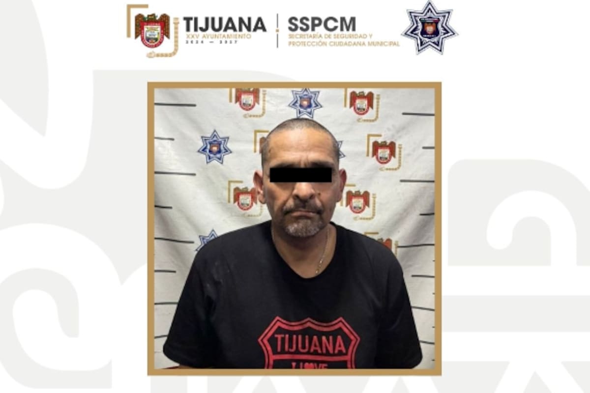 Policía de Tijuana captura a hombre con orden de aprehensión por homicidio