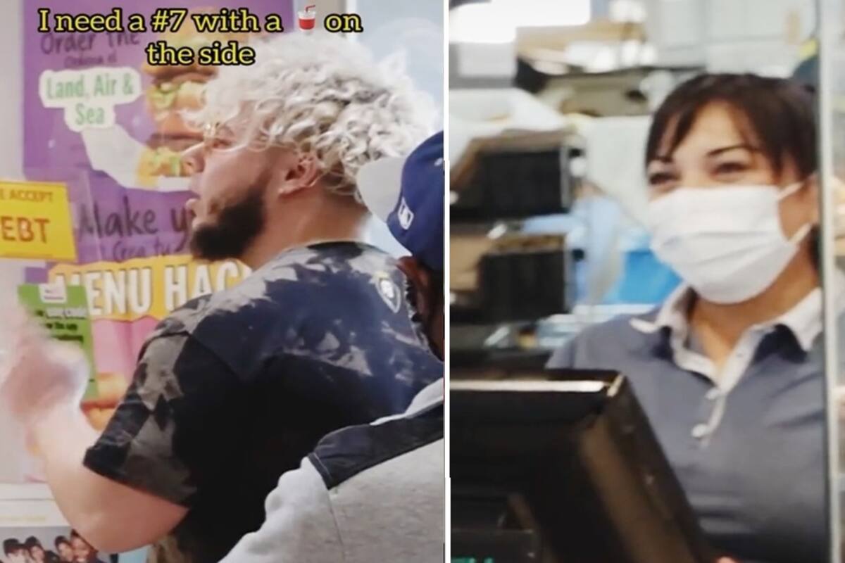 VIDEO: Hombre pide su orden de McDonald's con una increíble canción