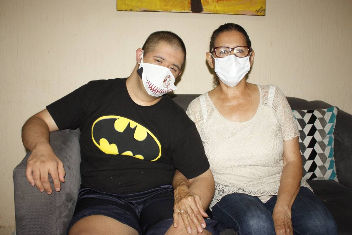 Jesús Francisco, joven de 25 años con Síndrome de Down logró vencer al Covid
