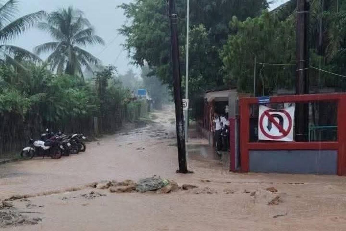 Frente Frío 13 deja inundaciones, derrumbes y familias damnificadas en Veracruz e Hidalgo