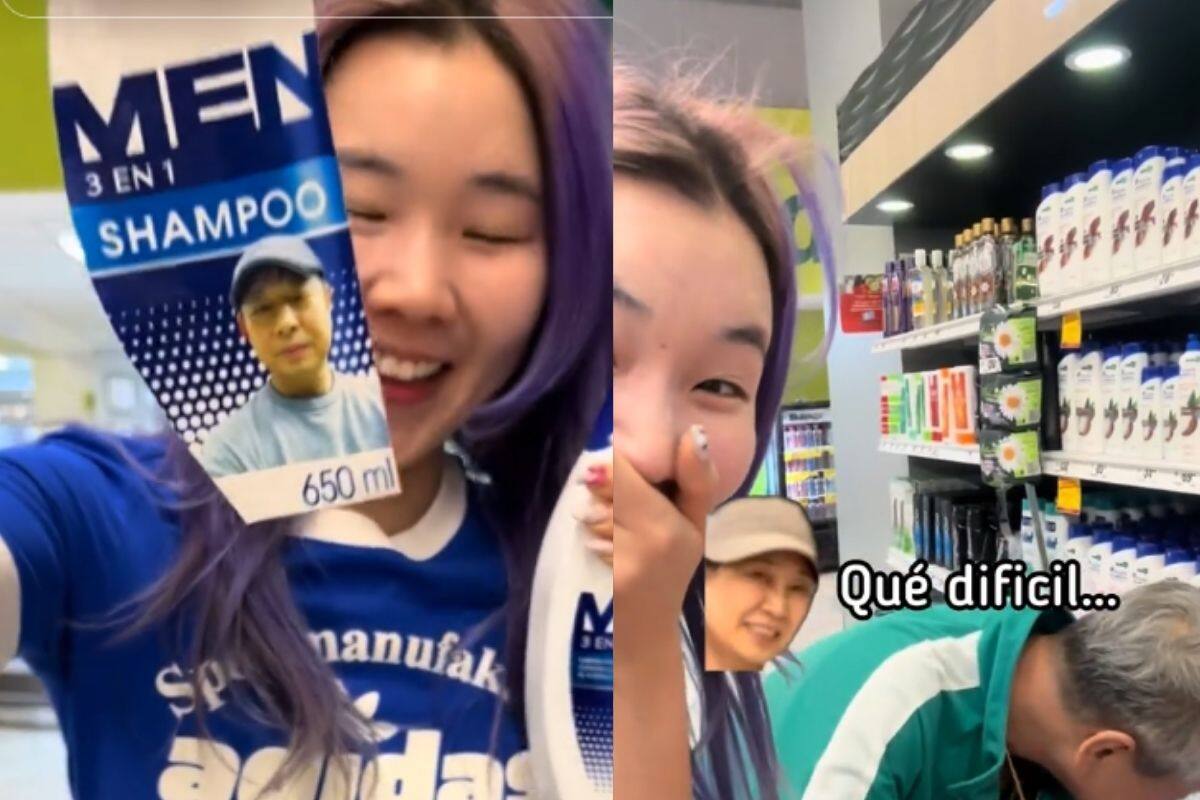 Pone el rostro de su padre coreano en productos de supermercado para conocer su reacción