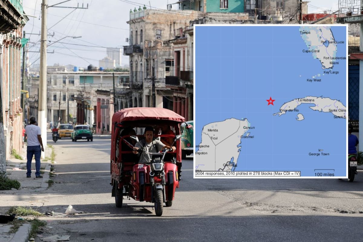Temblor de magnitud 6.1 frente a Cuba causa evacuaciones preventivas en centros comerciales de Quintana Roo y suspende el transporte en Miami
